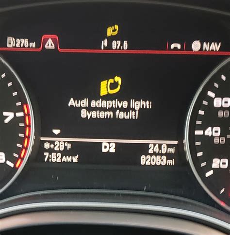 Yesterday my dashboard started displaying "<strong>Audi Adaptive Light:</strong> Defective" and indeed. . Audi a7 adaptive light system fault